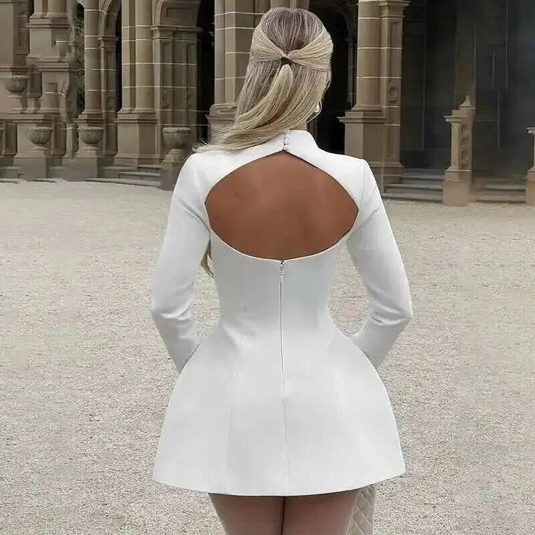 Nightclub Party Dress Women, Long Sleeve Mini Autumn Vestidos