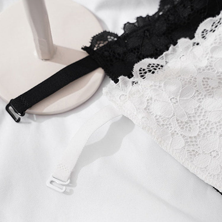 Lace Strapless False Collar Insert for Low Neckline Tops and Dresses